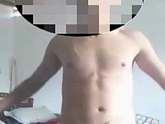 Latina dances while cumming