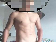 Latina dances while cumming