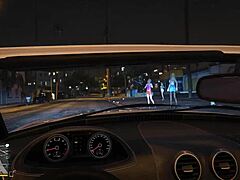 gta 5 first person view of a hooker encounter.