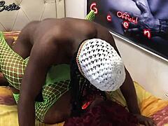 how hard can ya pound a black couple in rough action?