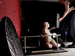 Eryn Gets Naked On One Bar Prison!