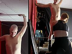 Eryn Gets Naked On One Bar Prison!