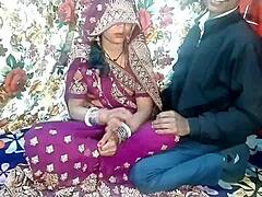 Bhabhi strips down for brother-in-law to pound her tight pussy hard