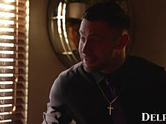 Yo, Aiden Ashley bangs the priest!