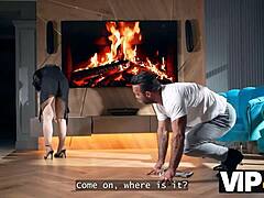 Seductive Teen 18+ Olivia Zlota Shakes Beautiful Brunette Ass for Horny Stepdaddy Sex