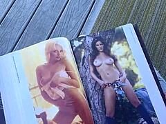 Playboy mag got me so hot, wanna see me strip outdoors?