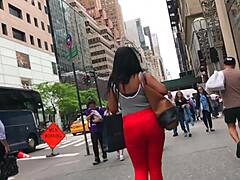 Beautiful PIECE OF CHOCOLATE Ebony Ass Hidden Candid Cute Black