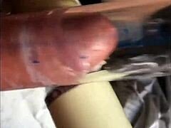 i came after using the vibrator on my soft cock