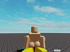 Playing a steamy sex minigame in Roblox with friends
