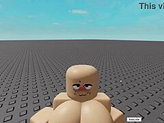 Playing a steamy sex minigame in Roblox with friends
