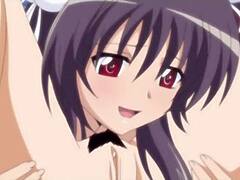 Intense anal sex in the sexual pursuit anime series