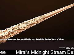 Mirai's midnight stream demo features intense nude dating game actions