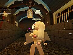 Blonde RIDES deepthroat in anal sex