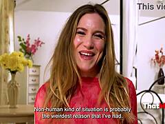 Naravna MILF Aderes Quin jezdari dlakavo pičko do škropljenja v cowgirl orgazmu