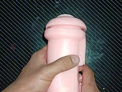 Kissy Blowjob Followed by Creampie Sex on Desk