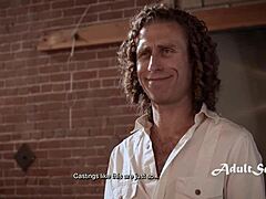 Alison Rey licks Michael Vegas' cock roughly for casting callback.