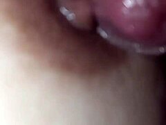 Nipple Dripping With Saliva And Glans Teased