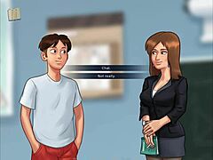 Summertime Saga Teacher Game Scene 227