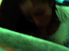 Marisol, the prostitute, is sucking my cock like a bitch under maledom 😈