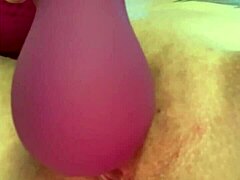 trying out my new lingerie with toys and dildo in solo session