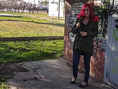 Teen 18+ squirts in public park today