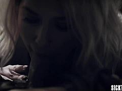 Stepmom helps stepson with big cock using hands