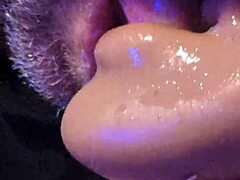 Why does mature european Gazzadomm love dirty talking spitting in close up solo