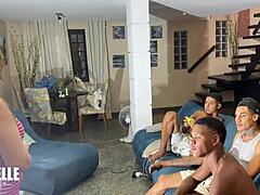 Young Guys Fuck Friend's Mom's Ass