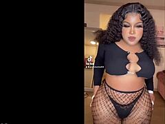 Ghetto Barbie flaunts big tits and ass in compilation