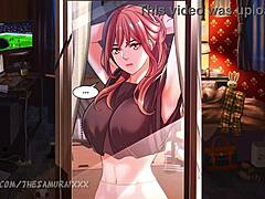 Loser Fucks Hot Blonde Friend and Cums Inside Shaved Pussy