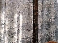 Watching Hot Neighbor from the Balcony