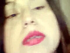 chilena masturbates alone in private session