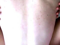 I love pounding this petite Latina's natural big tits in missionary after school creampie