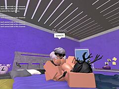 Why is this rich slut getting pounded by a Roblox fan?