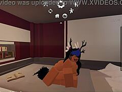 Bitch feels intense pleasure as she's bent over and fucked doggystyle by emo fan before creampie