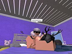 Why is this rich slut getting pounded by a Roblox fan?