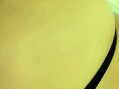 Beautiful Asian teen hints at intense pussy stretching action