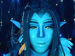 she's totally obsessed with avatar dance moves