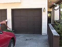 Blonde Car Wash Blowjob