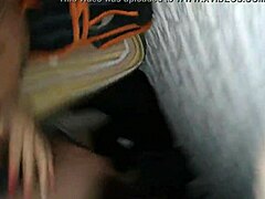 sneaking cock into mandy's warm mouth for deepthroat