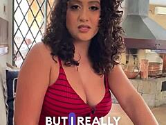 Busty Latina Exclaims, Deepthroat My Big Tits And Fuck Me Doggy After Interview!