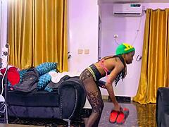 Madura Squirts Hard With Intense Creampie