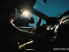 is there any problem officer halloween with big tits cock licking blowjob