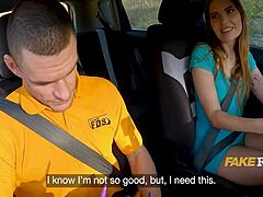 I seduced my Italian DMV examiner for a wild backseat ride.
