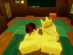 Robloxian Big Black Cock Fucks Two Snowbunnies In Bed