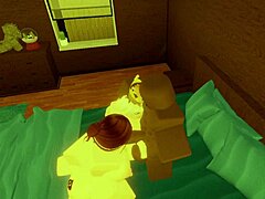 Robloxian Big Black Cock Fucks Two Snowbunnies In Bed