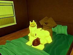 Robloxian Big Black Cock Fucks Two Snowbunnies In Bed