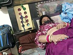 Pinky Bhabhi Secretly Fucked Naked by Her Brother in Bedroom