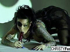 Hey Christy Mack, show us how you play with that amazing pirate ass!
