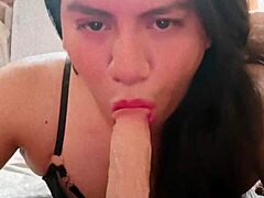 i love sucking my big dildo